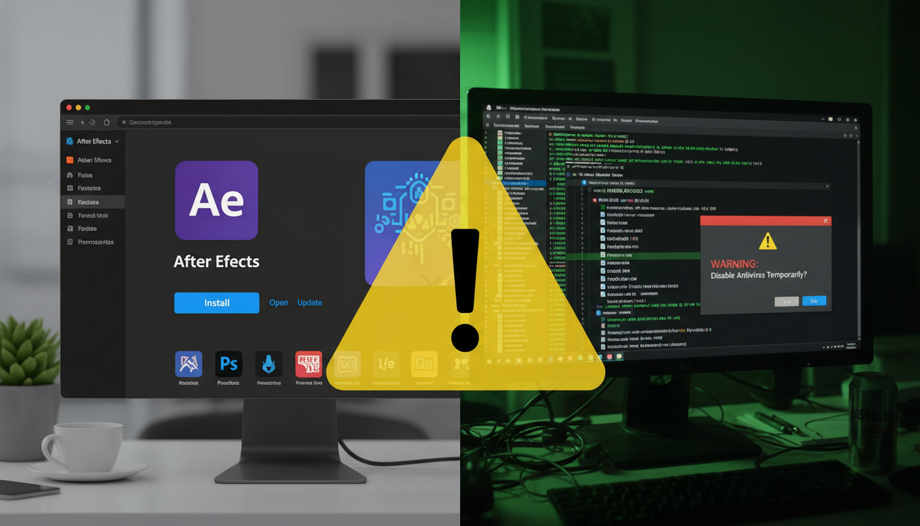 ขั้นตอนการติดตั้ง Adobe After Effects ให้ทำงานเต็มฟังก์ชัน 100%