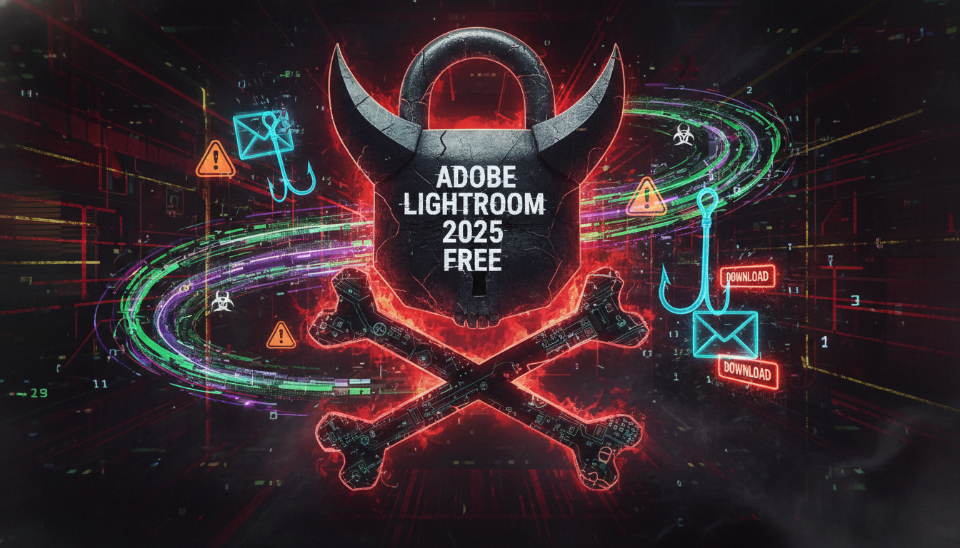 ข้อควรระวัง: ความเสี่ยงของ "Adobe Lightroom 2025 ฟรี" จากแหล่งที่ไม่น่าเชื่อถือ