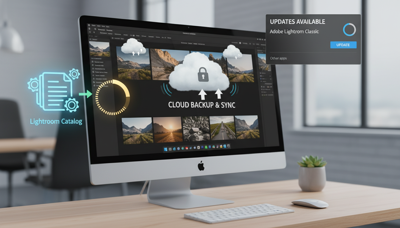 อัปเดตและบำรุงรักษา Adobe Lightroom 2026 หลังการติดตั้ง