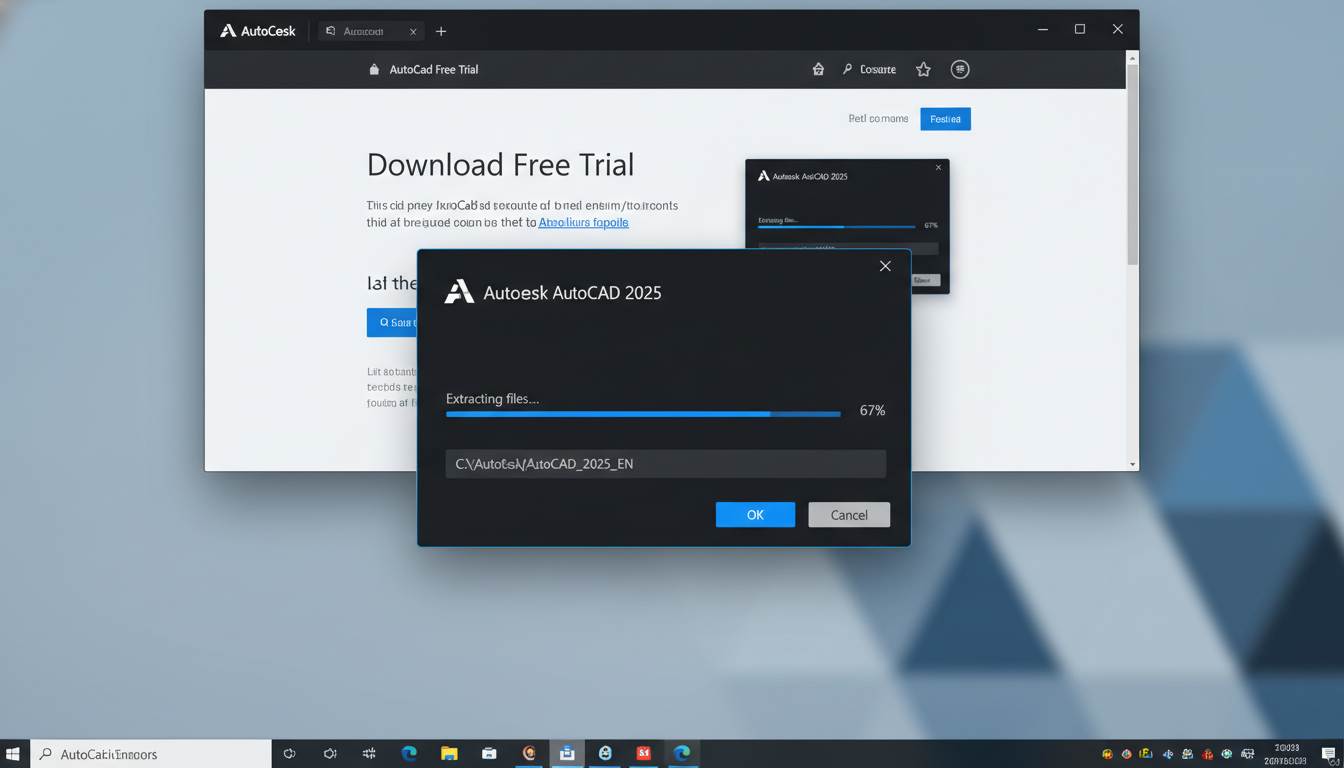 ขั้นตอนการ ลง โปรแกรม AutoCAD อย่างละเอียด: พร้อมภาพประกอบทุกขั้นตอน