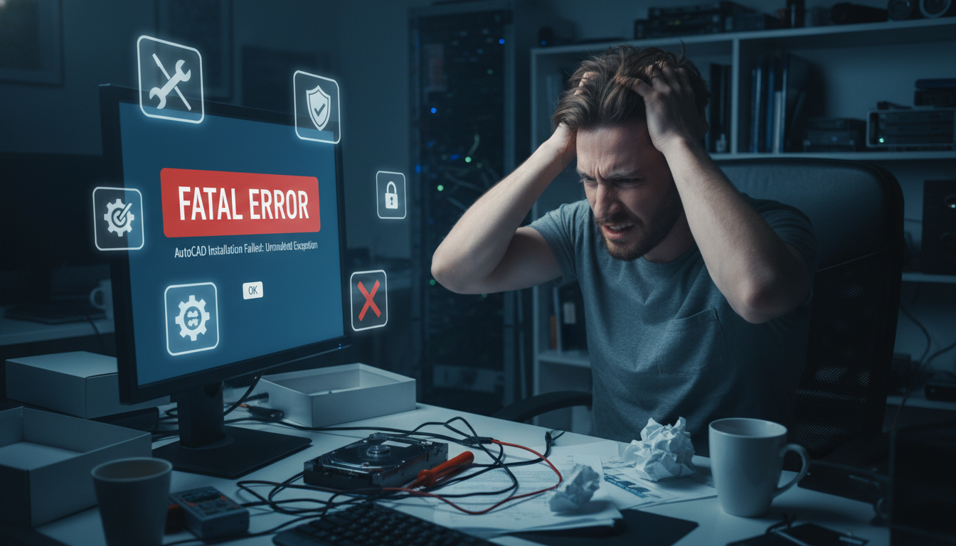 คู่มือแก้ปัญหา: เมื่อ ลง โปรแกรม AutoCAD ไม่สำเร็จ