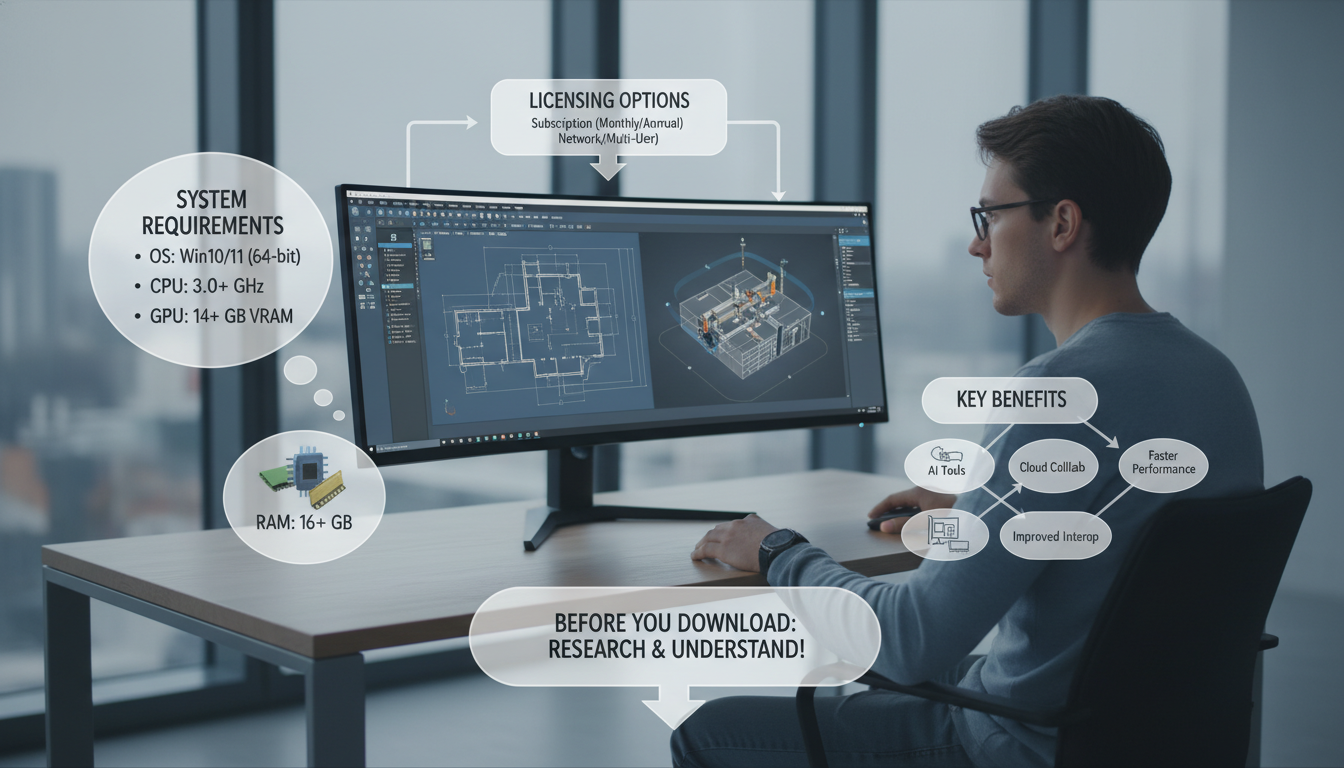 ทำความเข้าใจก่อน ดาวน์โหลด AutoCAD 2025: สิ่งที่คุณควรรู้