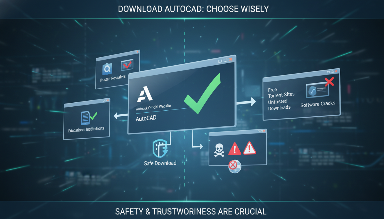 แหล่งดาวน์โหลด AutoCAD 2025 ฟรี (ถ้ามี) ที่ปลอดภัยและเชื่อถือได้