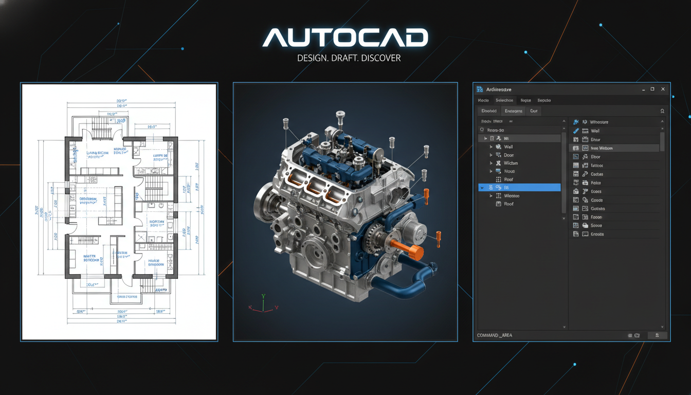 คุณสมบัติหลักที่คุณจะได้เมื่อ โหลด โปรแกรม AutoCAD ฟรี เวอร์ชันทดลอง