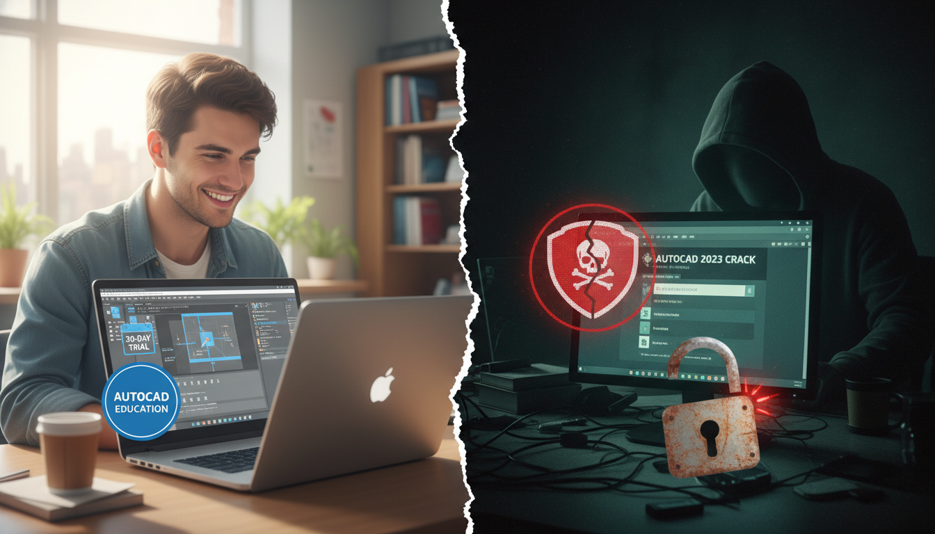 ดาวน์โหลด AutoCAD ฟรี: มีอยู่จริงหรือไม่?