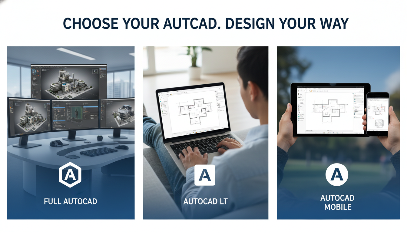การเลือกเวอร์ชัน AutoCAD ที่เหมาะสมสำหรับการ ลง โปรแกรม