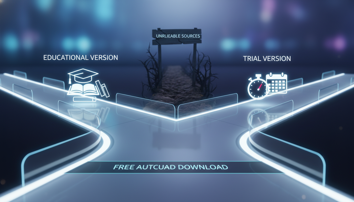 ทำความเข้าใจก่อน โหลด โปรแกรม AutoCAD ฟรี มีตัวเลือกอะไรบ้าง