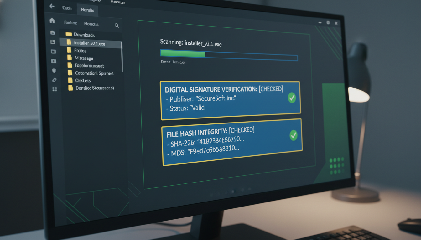 วิธีตรวจสอบความปลอดภัยของไฟล์ดาวน์โหลด Lightroom 2026