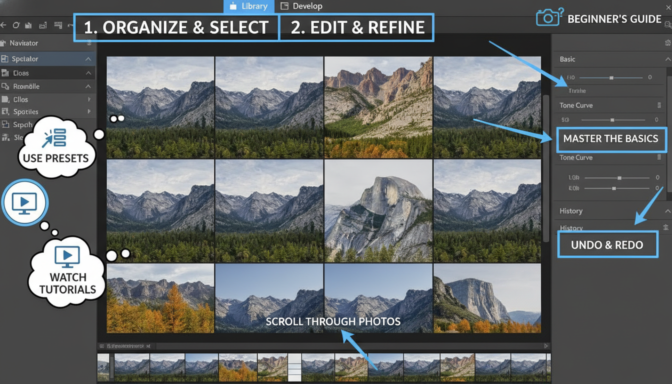 เคล็ดลับการใช้งาน Lightroom เบื้องต้นสำหรับมือใหม่