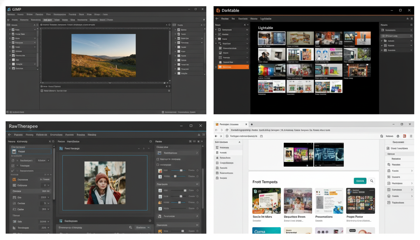 Lightroom Alternatives: โปรแกรมแก้ไขภาพฟรีอื่นๆ ที่น่าสนใจ