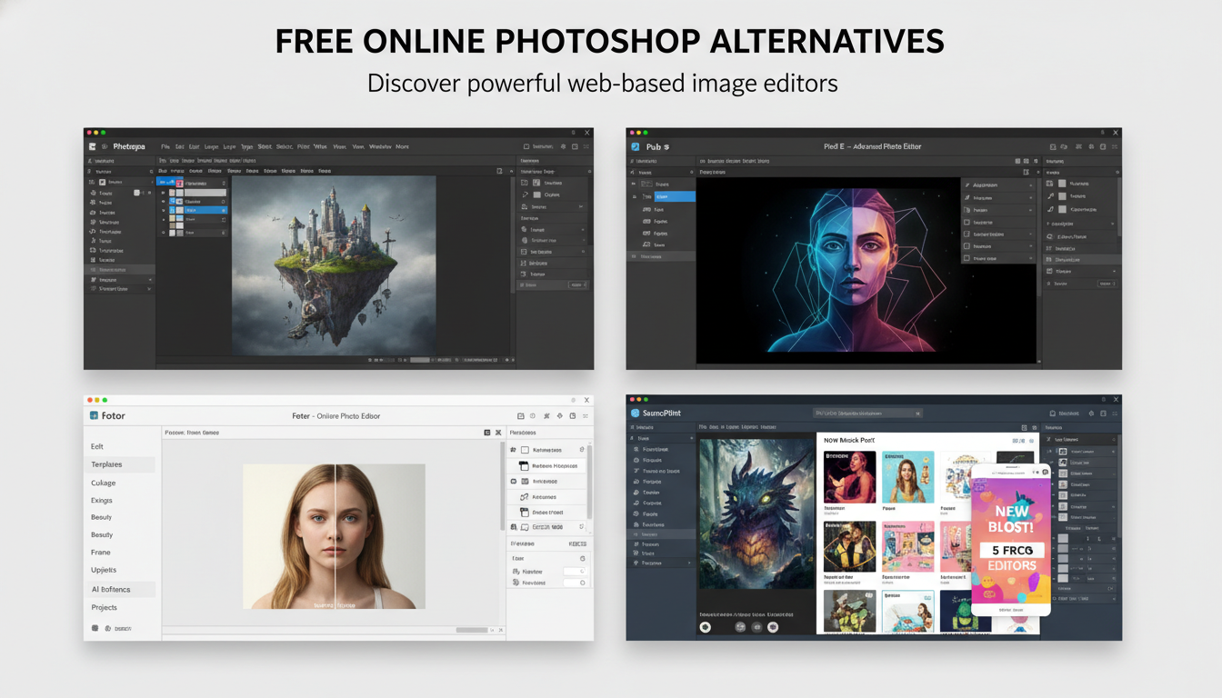 Photoshop ออนไลน์ ฟรี: ตัวเลือกไหนที่เหมาะกับคุณที่สุด?