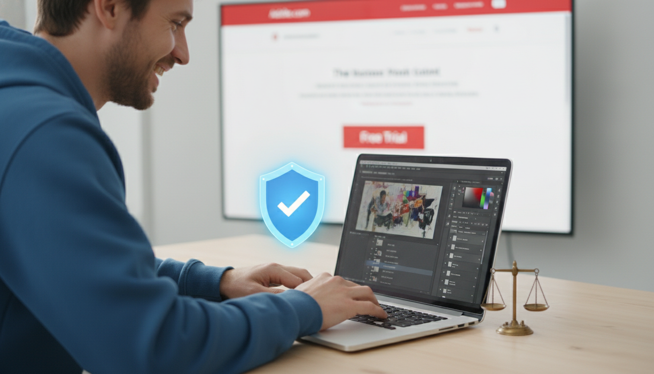 วิธีที่ถูกกฎหมายและปลอดภัยในการใช้งาน Photoshop ฟรี