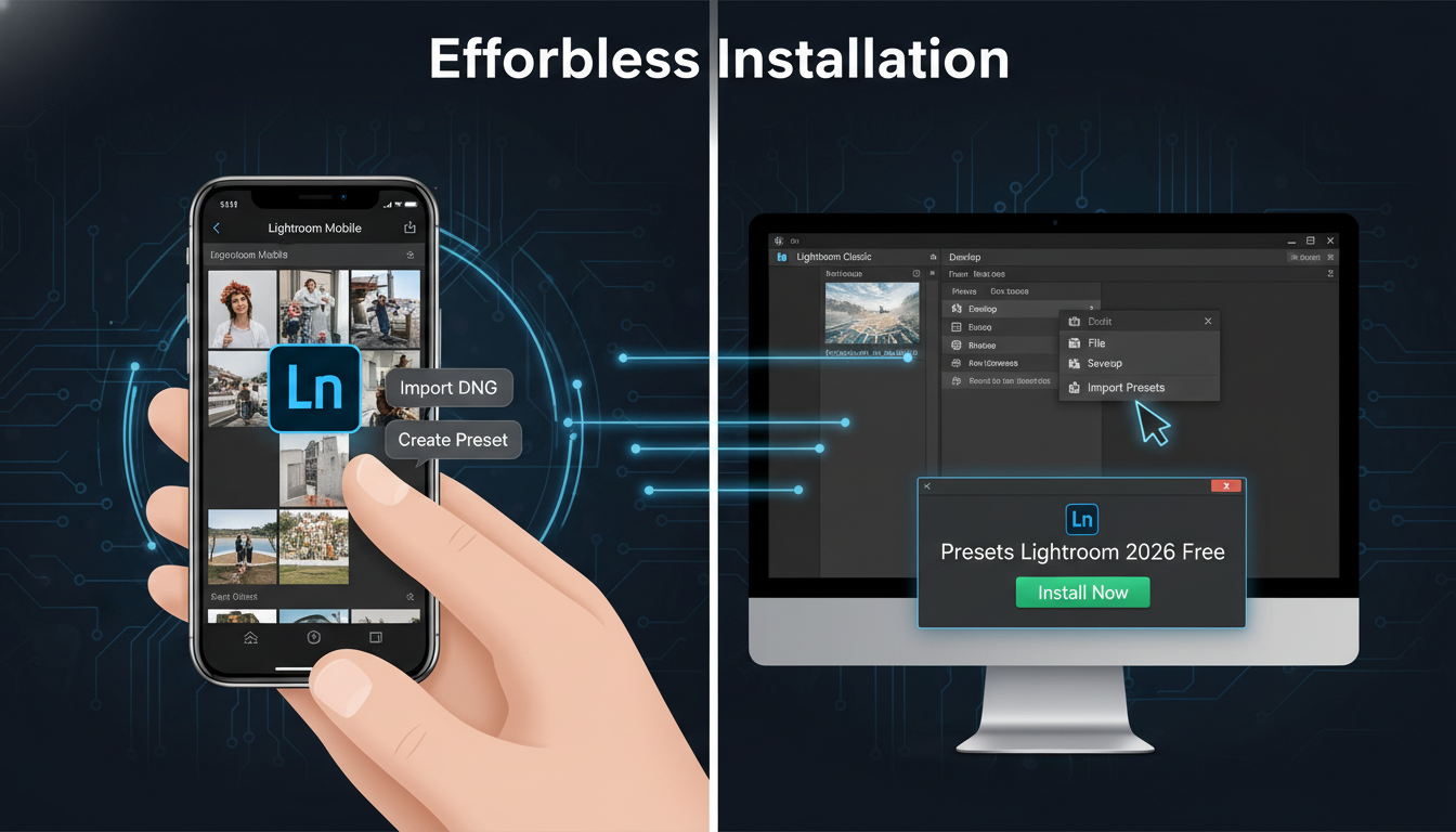 วิธีดาวน์โหลดและติดตั้ง Presets Lightroom 2026 ฟรี ในไม่กี่ขั้นตอน