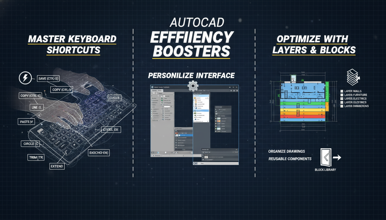 เคล็ดลับและคำแนะนำเพิ่มเติมสำหรับการใช้งาน โปรแกรม AutoCAD ให้มีประสิทธิภาพสูงสุด
