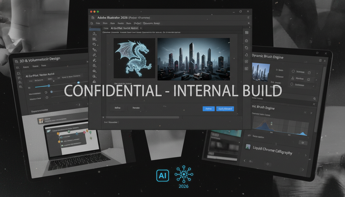 ข่าวลือและข้อมูลที่หลุดออกมาเกี่ยวกับ Adobe Illustrator 2026