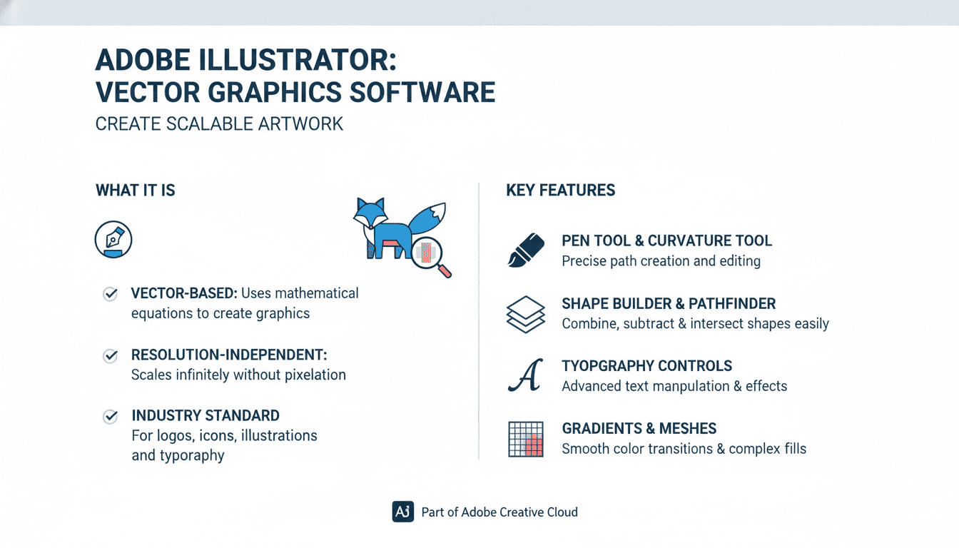 Adobe Illustrator คืออะไร และทำไมถึงเป็นที่นิยม?