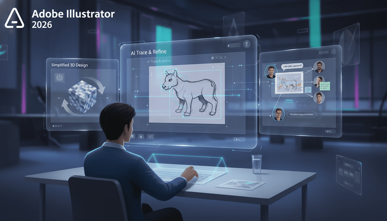 คาดการณ์ฟีเจอร์ใหม่ใน Adobe Illustrator 2026 ที่นักออกแบบต้องรู้