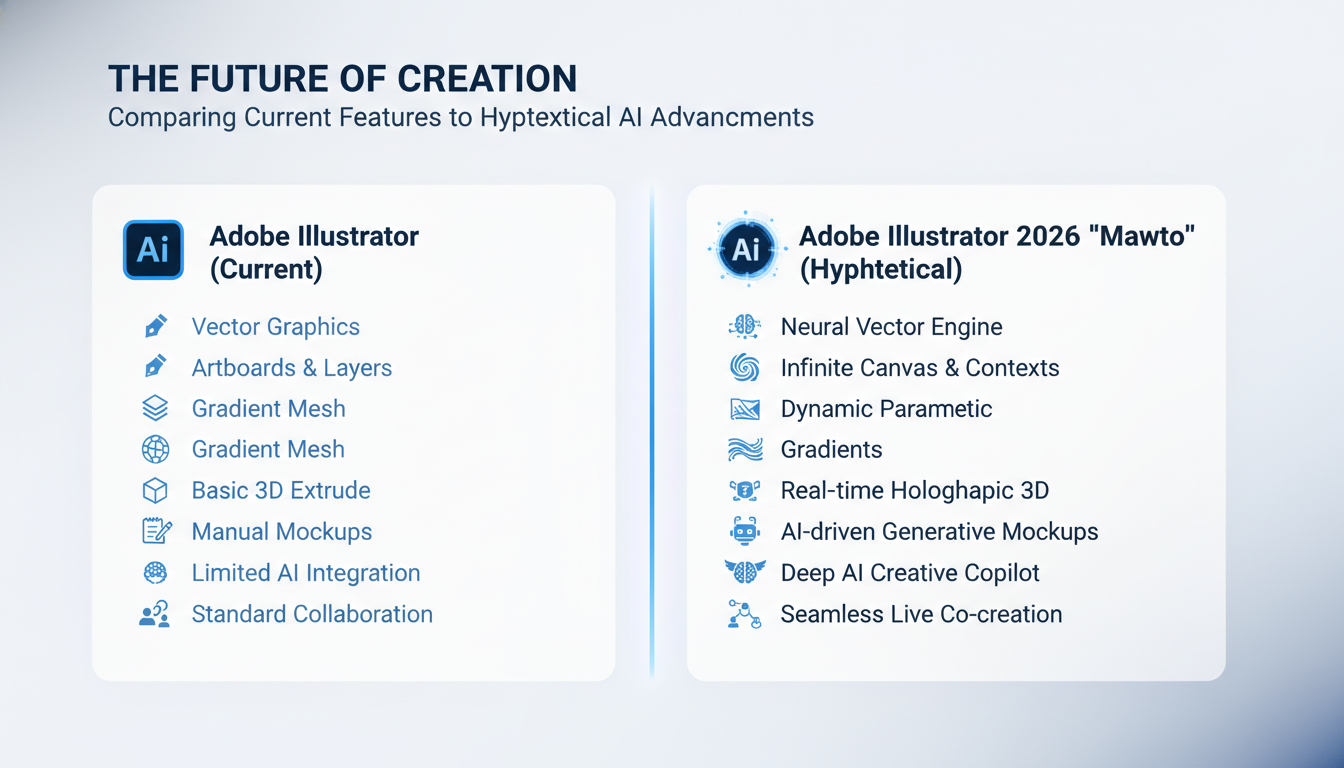 เปรียบเทียบ Adobe Illustrator 2026 Mawto กับรุ่นก่อนหน้า: คุ้มค่ากับการอัปเกรดหรือไม่?