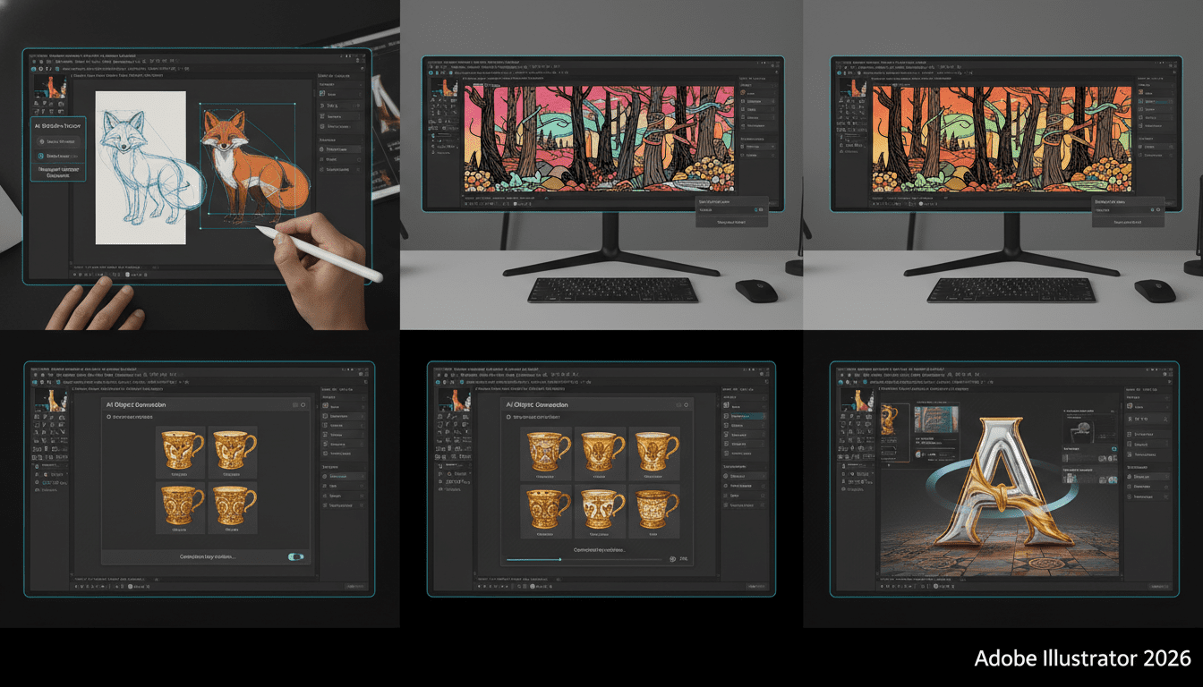 ฟีเจอร์ใหม่ที่คาดว่าจะได้เห็นใน Adobe Illustrator 2026