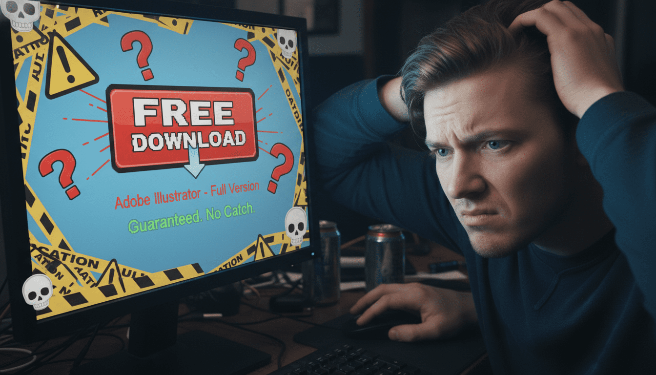เป็นไปได้จริงหรือ? การ ดาวน์โหลด Illustrator 2026 ฟรี