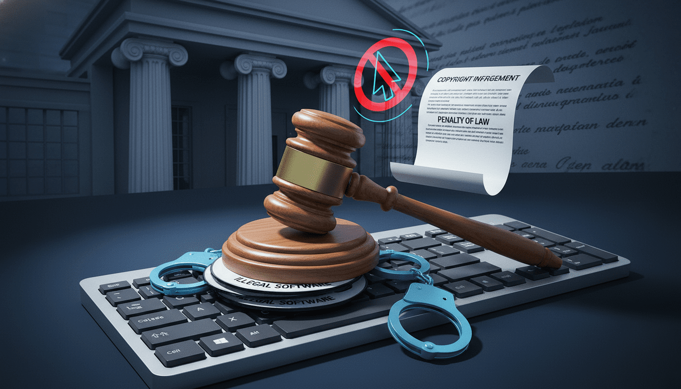 ผลกระทบทางกฎหมายจากการดาวน์โหลด Illustrator CS6 เถื่อน