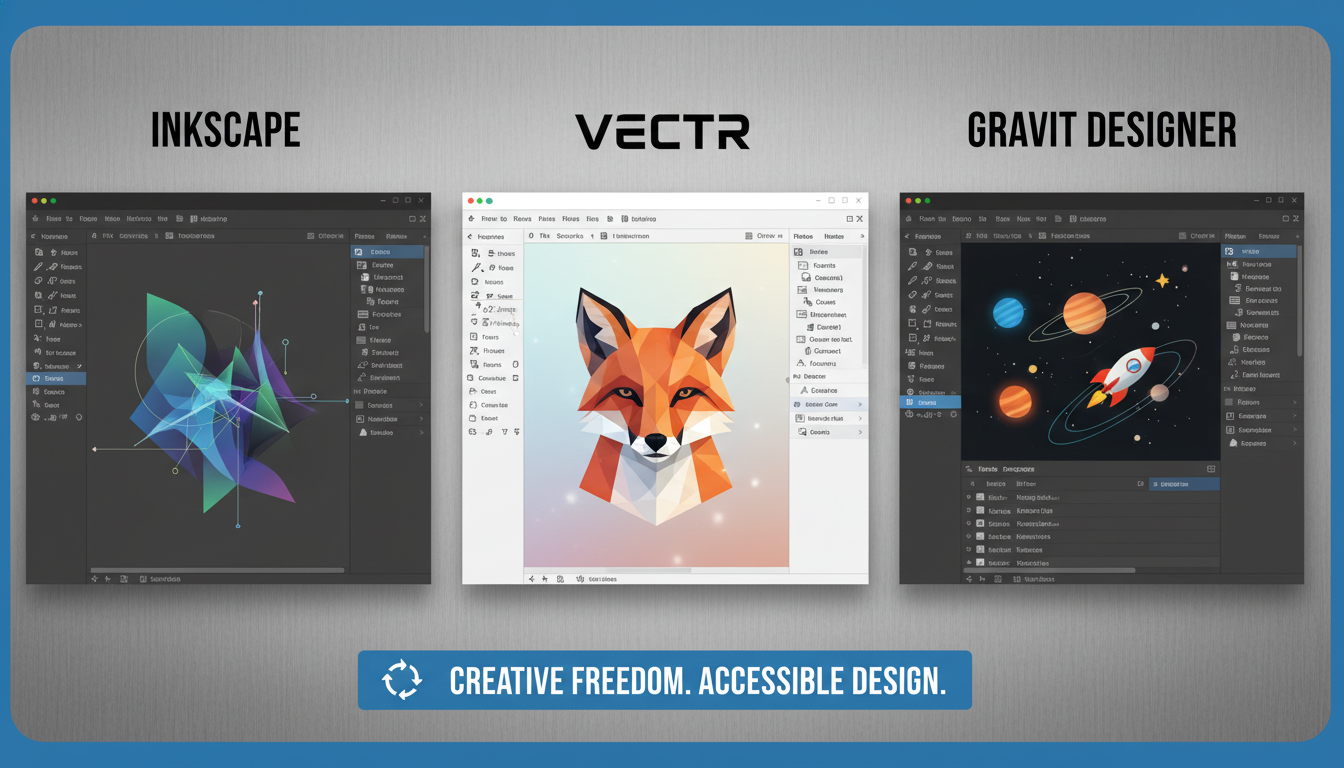 ทางเลือกฟรีสำหรับซอฟต์แวร์ออกแบบกราฟิกคุณภาพสูง